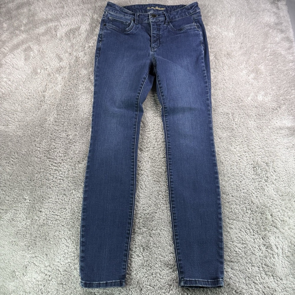 Tommy Bahama Womens Jeans 28x29 Dark Wash Slim Straight Stretch Denim Blue